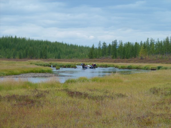 До устья  Ларги , проводка катов в сухое лето 2012.